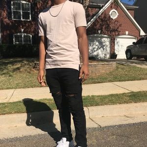 Pacsun Long Cream colored T-shirt